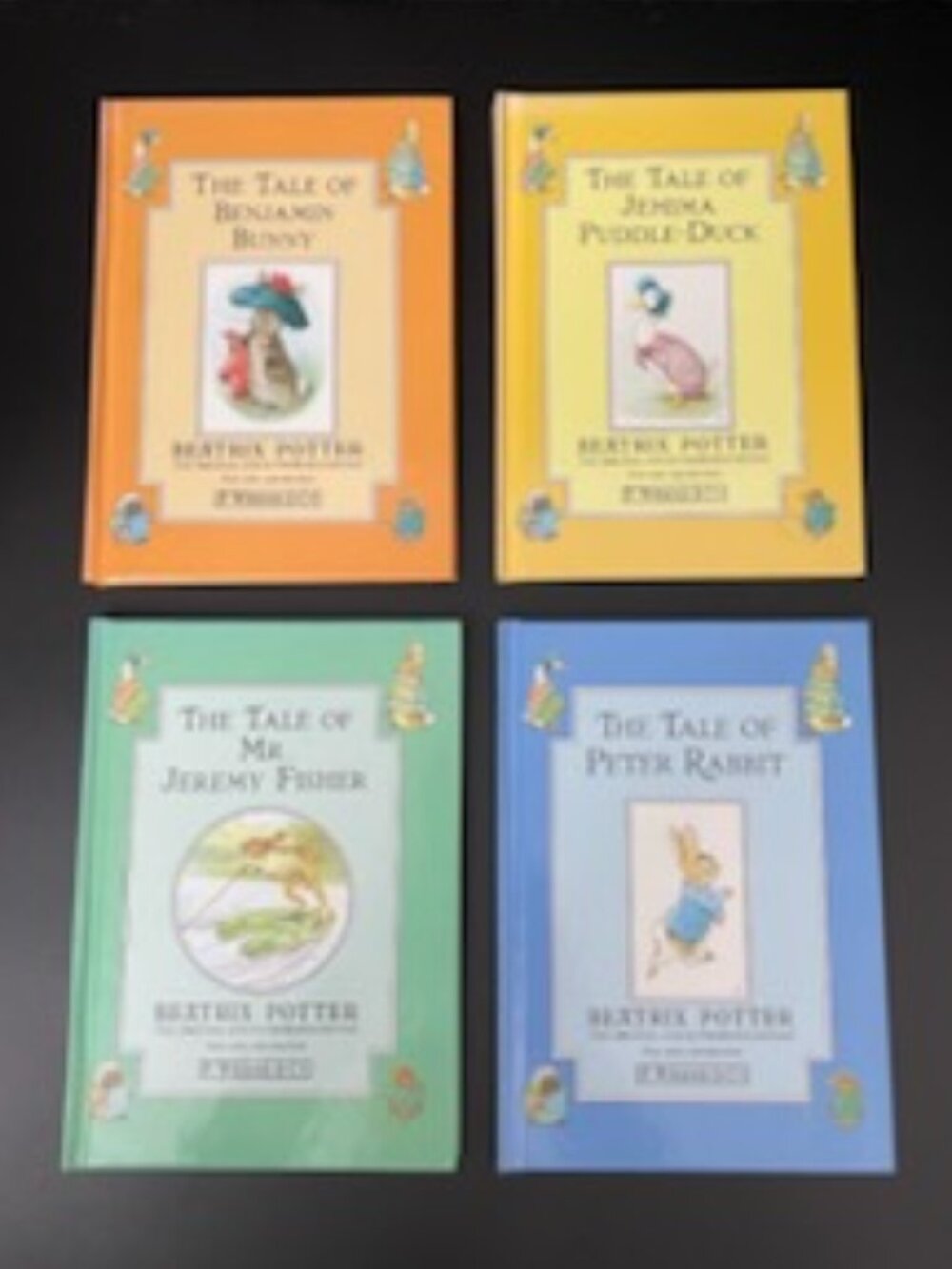 Vtg Beatrix Potter Books Set of 4 Hardcover 1992 Peter Rabbit Jemima Puddle Duck